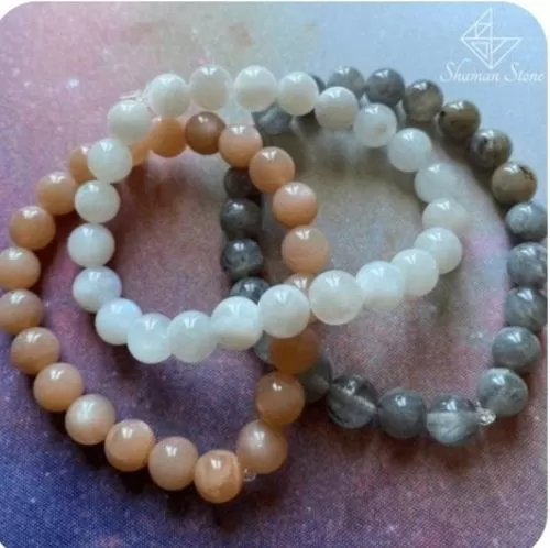 Bracelet en pierre précieuse naturelle , Bordeaux, Les petits bonheurs de Violette